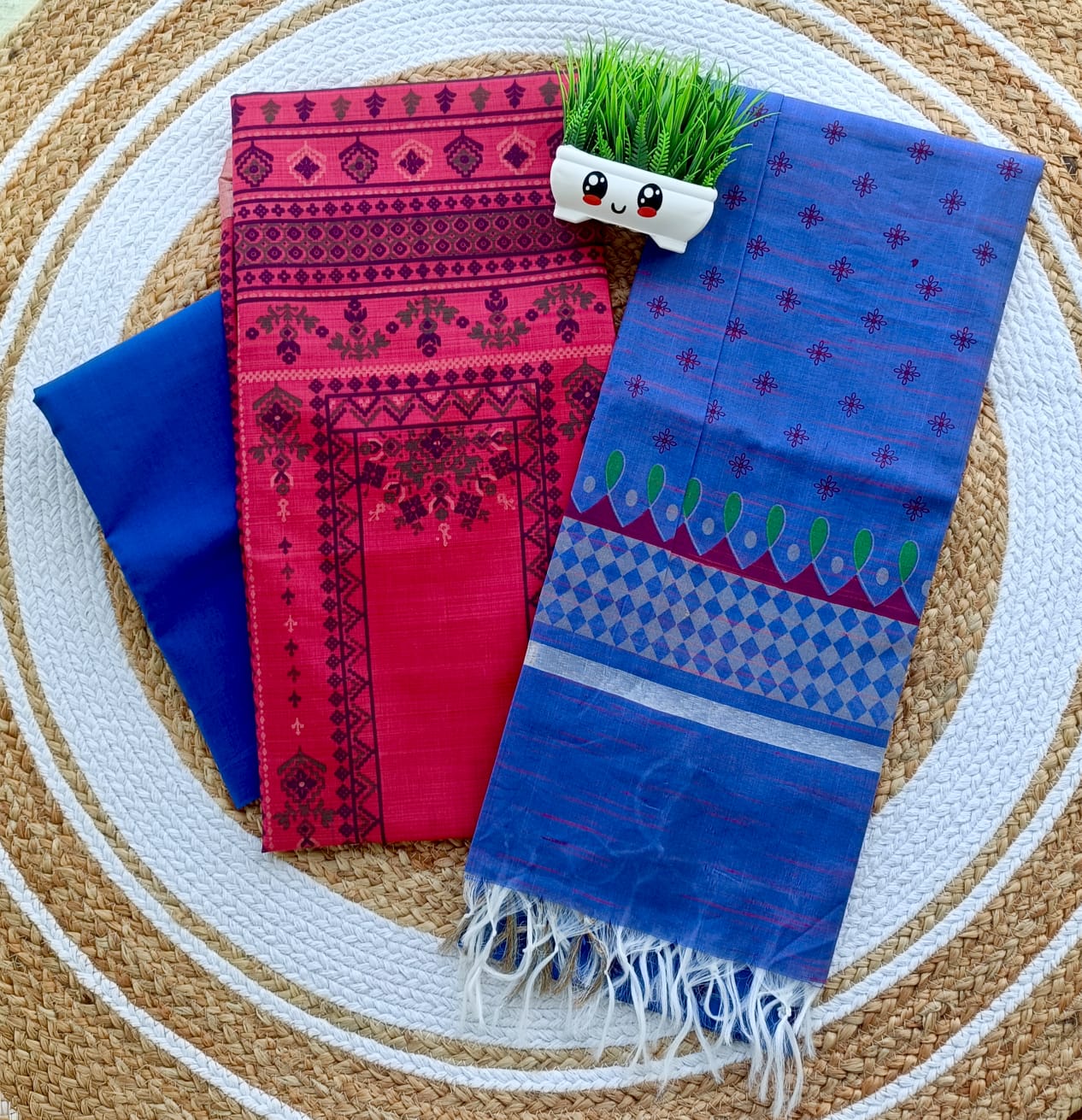 SALWAR SET(Print slik cotton)022