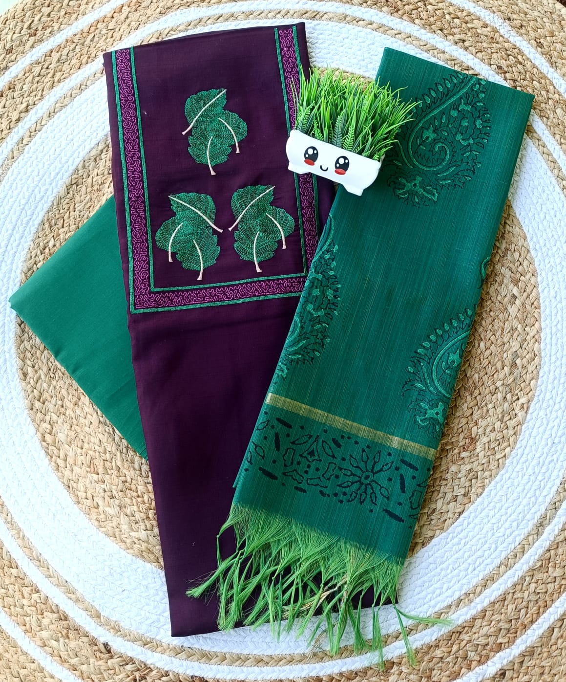 SALWAR SET(Slik cotton)007