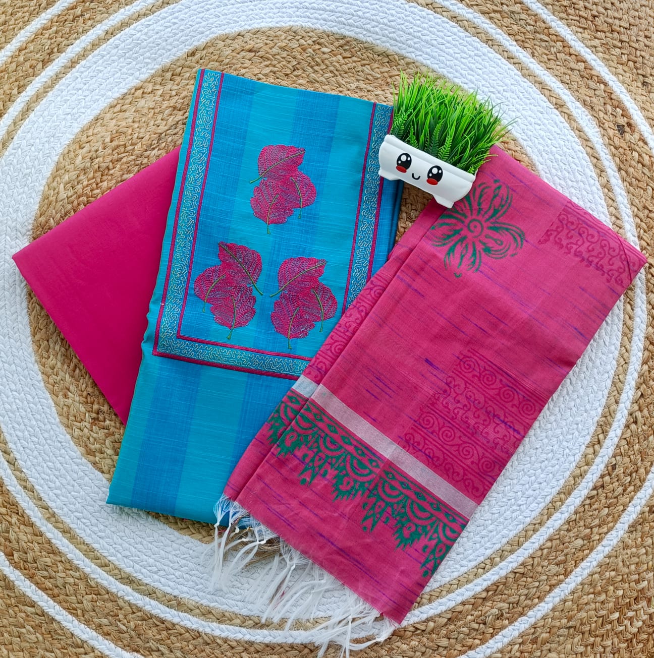 SALWAR SET(Slik cotton)011