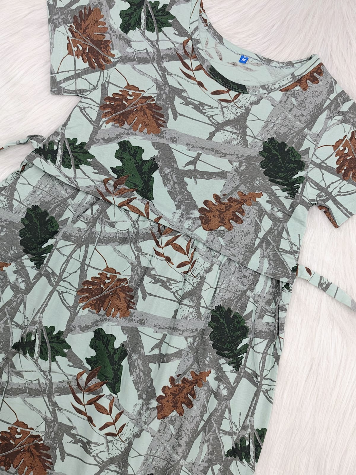 Zipless maternity wear leaf 